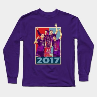 Retro Footy Moments - Melbourne Storm - PREMIERS 2017 Long Sleeve T-Shirt